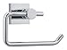 Price comparison product image tesa Hukk toilet paper holder, high gloss chromed metal, self-adhesive, adhesive mounting technology, 95mm x 147mm x 67mm