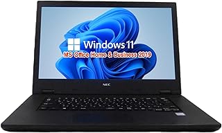 【整備済み品】ノートPC NEC VA-5 /15.6型/ 第8世代 i3-8145U/Win11 Pro/MS Office H&B 2019 /wajunのWIFI/Bluetooth/HDMI/DVD/16GB/512GB SSD