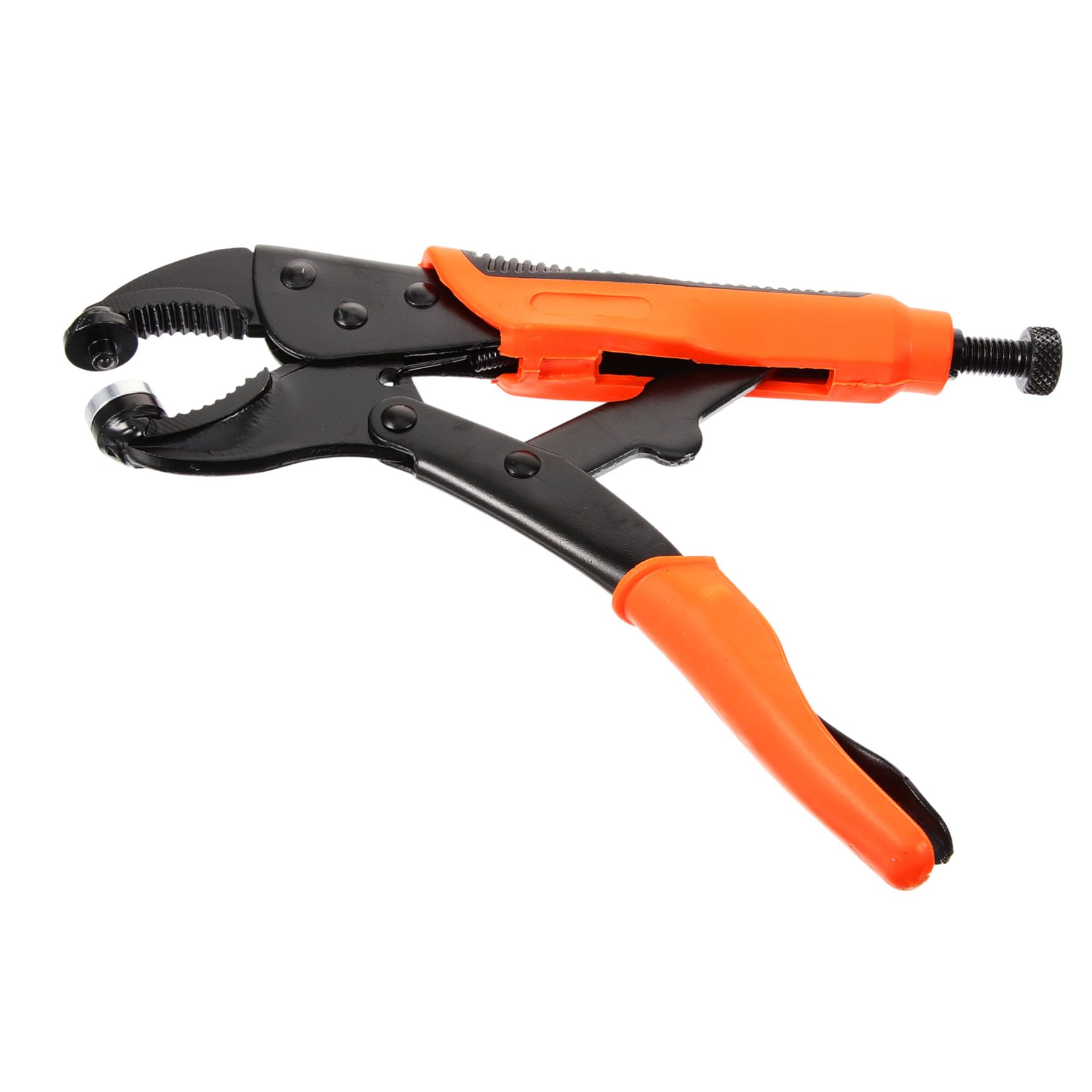 Kit de Herramienta de Broches de Presión Ajustable de Acero Inoxidable con Mango Naranja para Reparación y DIY Ropa Toldos y Lonas Portátil y Resistente