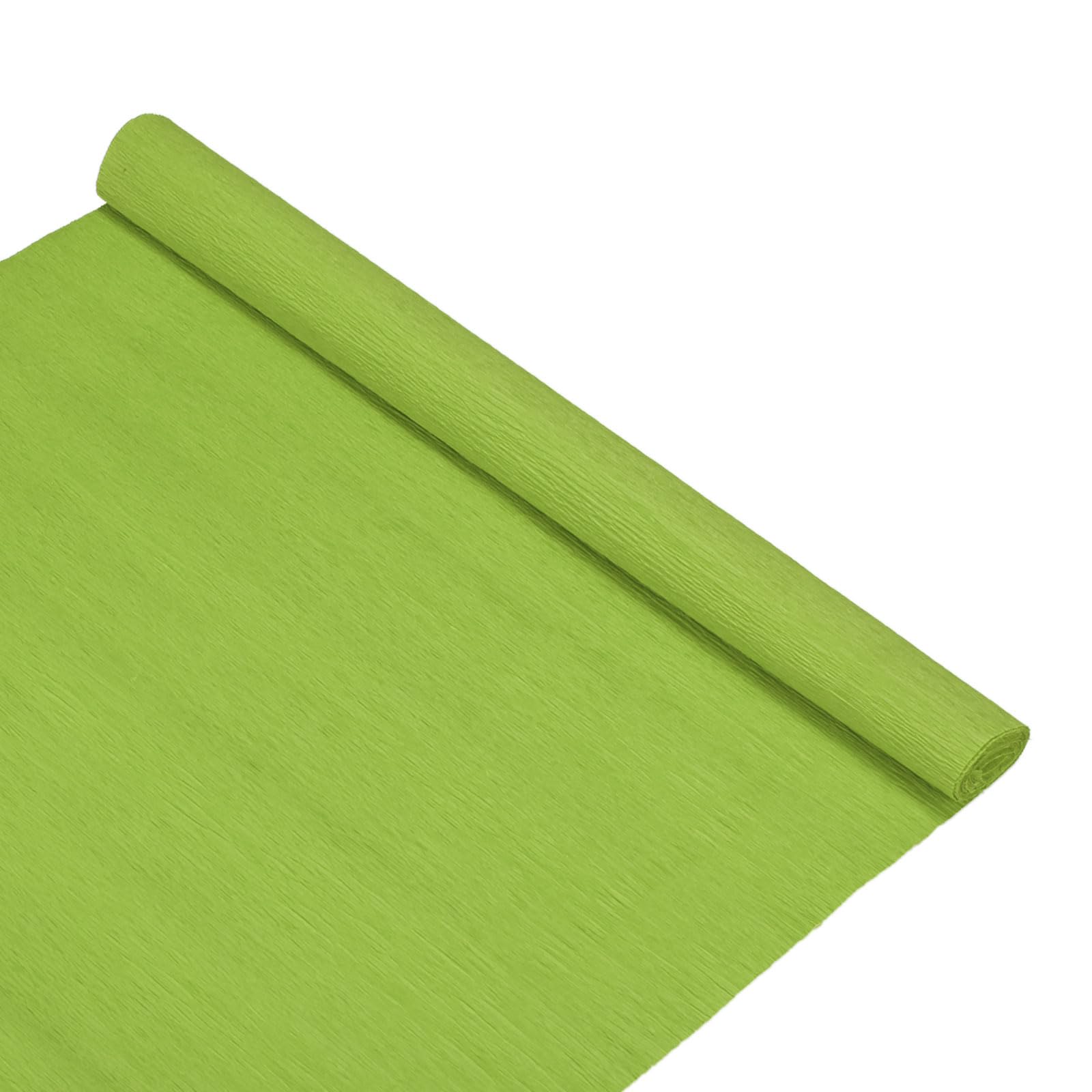 M METERXITY Crepe Paper 8.2ft x 20in/250 x 50cm Grass Green — image 1