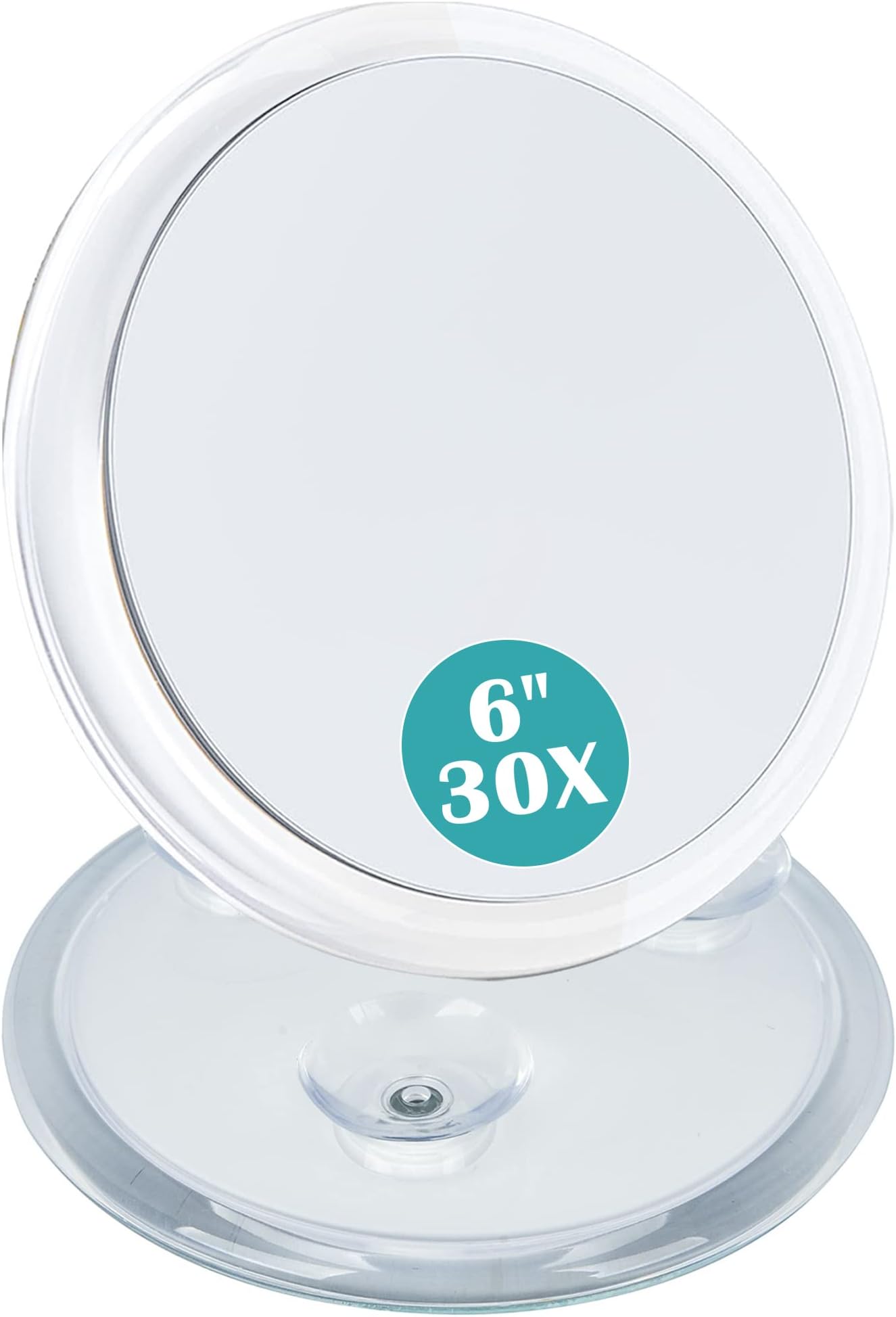 B Beauty PlanetMagnifying Mirror 30X,Diameter 15cm,3 Suction Cups Mirror,Travel Mirror for Makeup