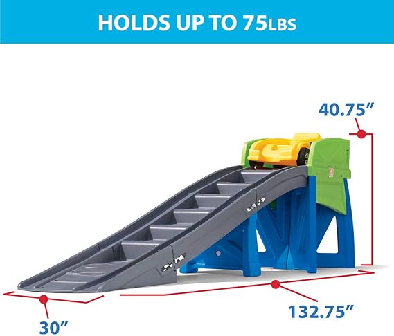 Step2 Extreme Coaster Kids Ride On Toy, Push Car, Indoor/Outdoor Roller Coaster & Playset, Made of Durable Plastic, Max Weight 80 lbs., For Toddlers 3+ Ans Old