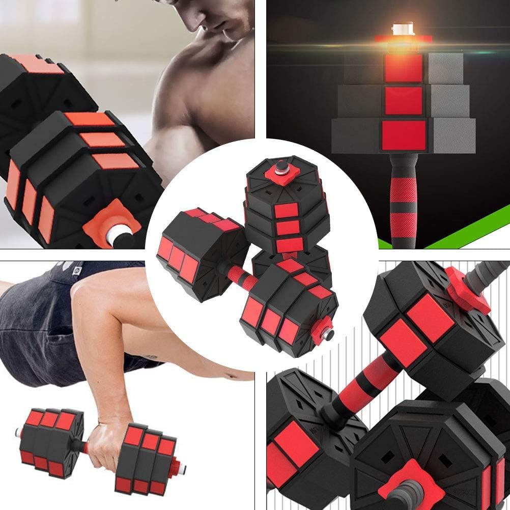 Manubrio, Set di manubri, set pesi, 2 pezzi, staccabili, moda, resistenti, forniture for esercizi, for allenamento muscolare delle braccia