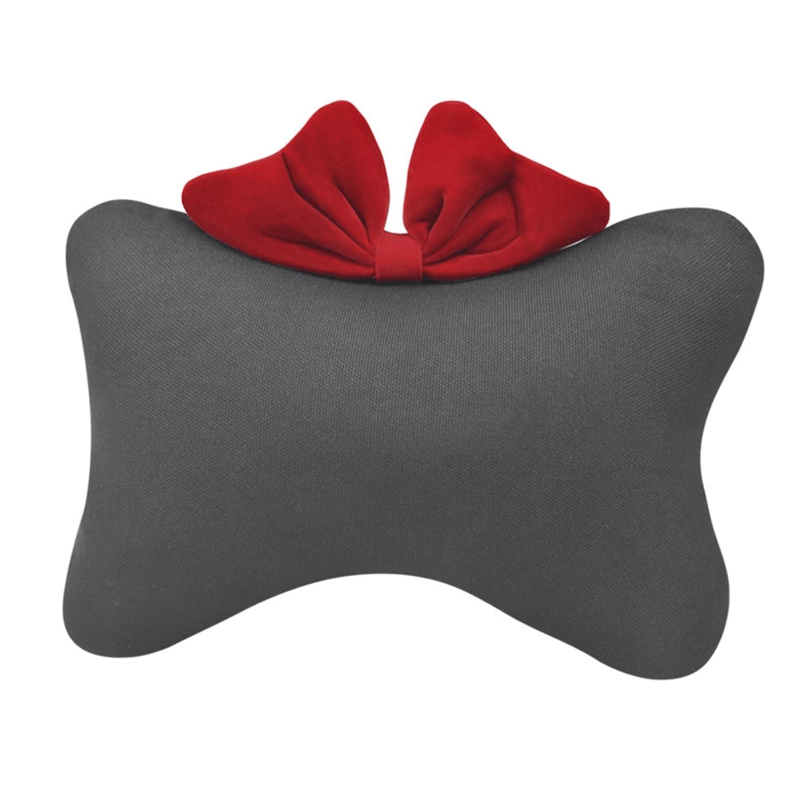 ATUMY Car Seat Pillow Cute Cartoon Red Bow Car Neck Pillow Universal Auto Seat Headrest Support Accessories Car Headrest