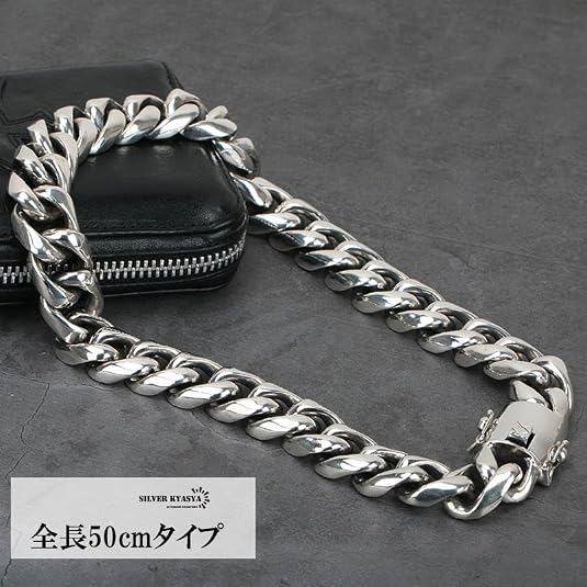 Amazon | [silver KYASYA]希少! 超重厚 シルバー925 喜平ネックレス