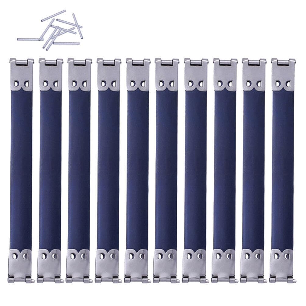SHINEOFI 10pcs Metal Internal Flex Frame Bag Making Flex Frame Coin Purse Frame Handbag Hinges Clip Bag Kiss Lock Internal Flex Purse Frame DIY Craft Wallet Sewing Making
