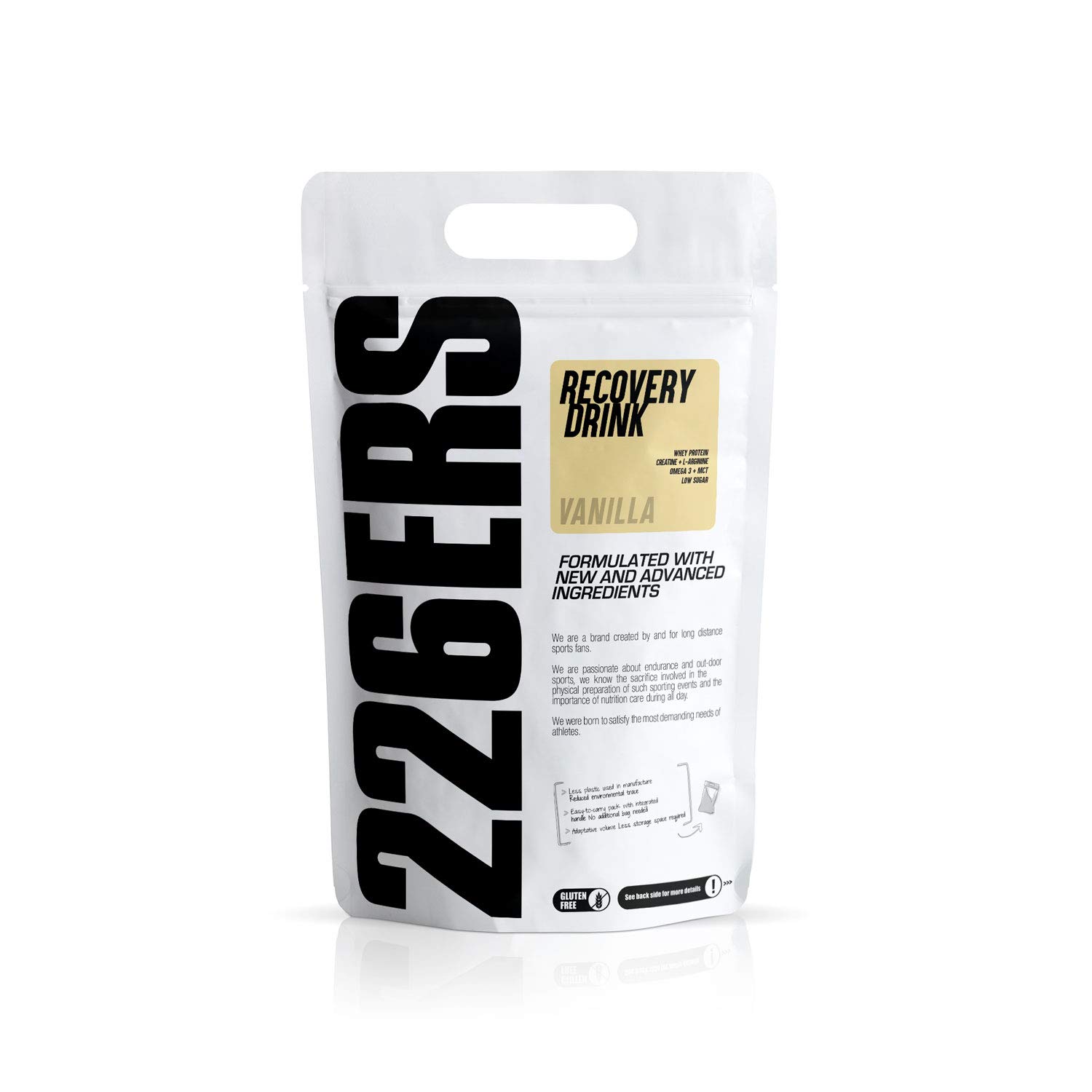 226ERS Recovery Drink | Protéine Whey pour la Récupération Musculaire, Avec Créatine, Glucides, TCM et L-Arginie, Pour la Musculation, Vanille - 1 kg