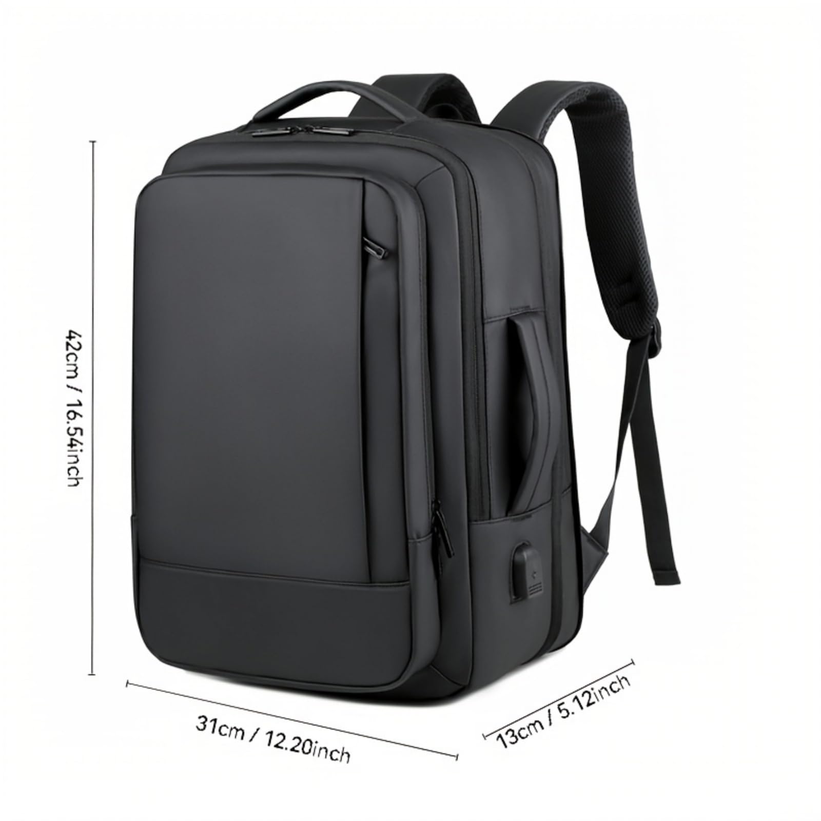 Mochila escolar Zaino per Laptop Aziendali, Multifunzionale Impermeabile Uomini, Ideale Il Lavoro in Ufficio E Gli Studenti Universitari