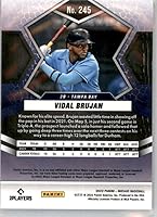 Vista 2 de 2022 Panini Mosaic #245 Vidal Brujan RC Rookie Tampa Bay Rays Baseball Trading Card