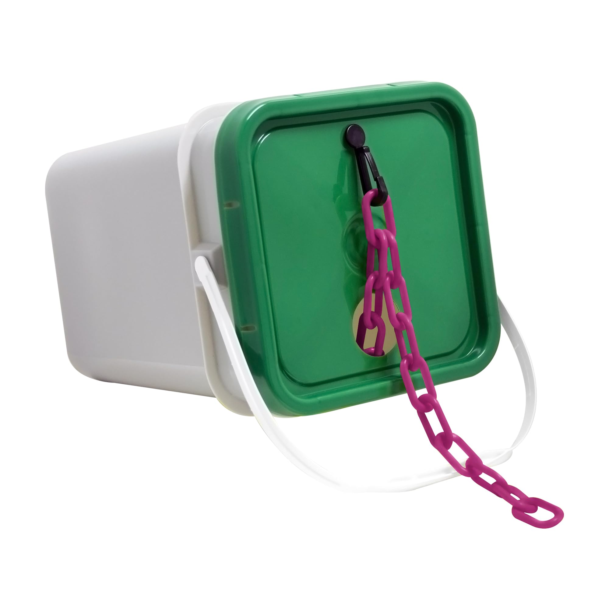 Mr. Chain Plastic Barrier Chain Pail, Magenta, 2 in x 160 ft (50018-P)