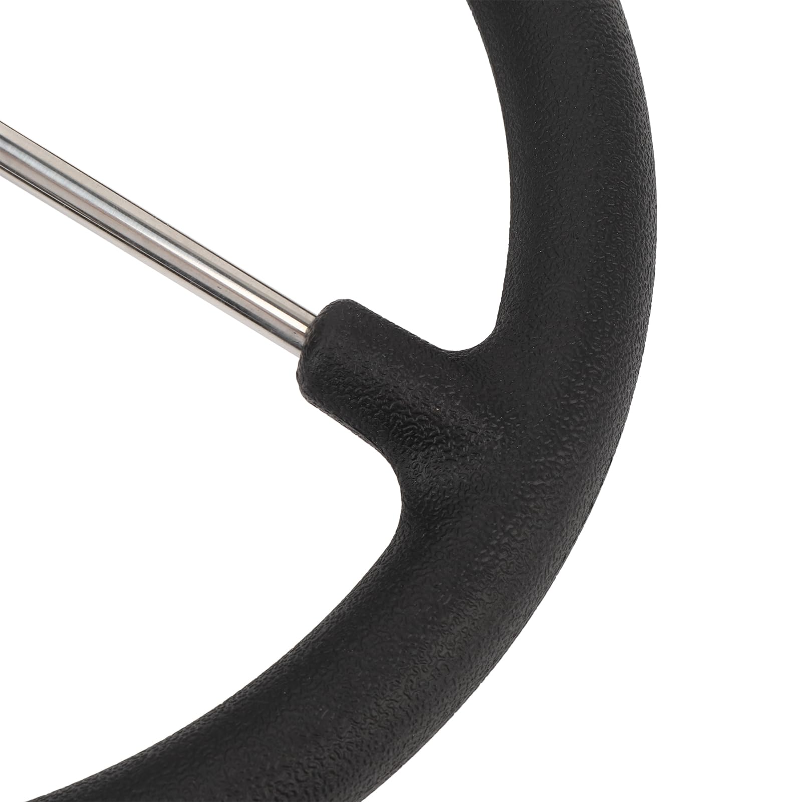 Akozon 【título】Volante Marino de 5 Radios de Acero Inoxidable de 13-1/2 Pulgadas para Yates, Lanchas Rápidas y Barcos