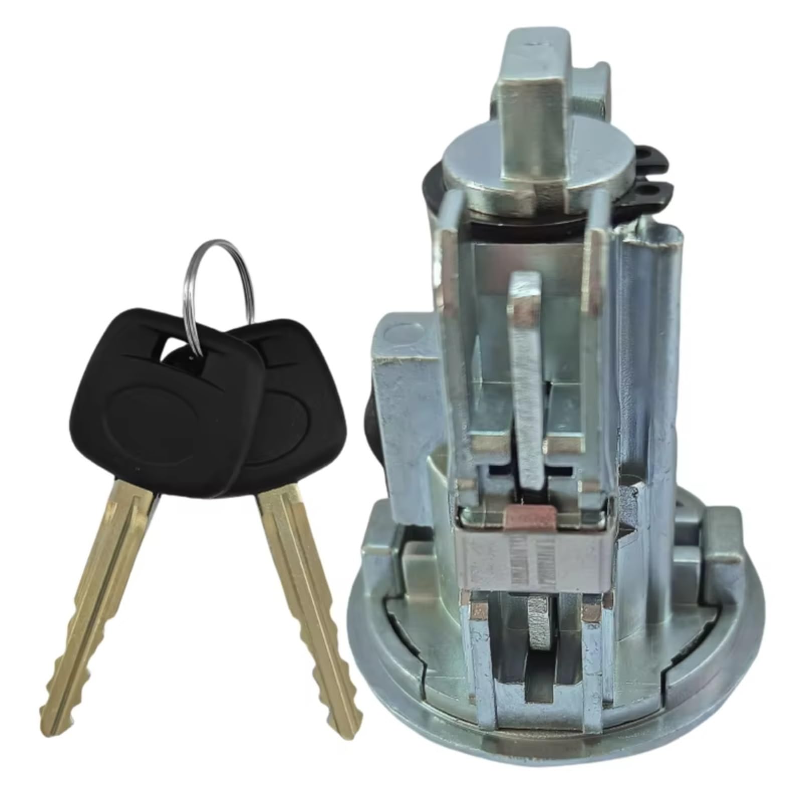 Qaliydfd One Color Ignition Lock Cylinder Compatible With Toyota For Rav4 For Crown For Reiz Auto Ignition Lock Cylinder Barrel 2Pcs Key Automotive Parts 6905702361