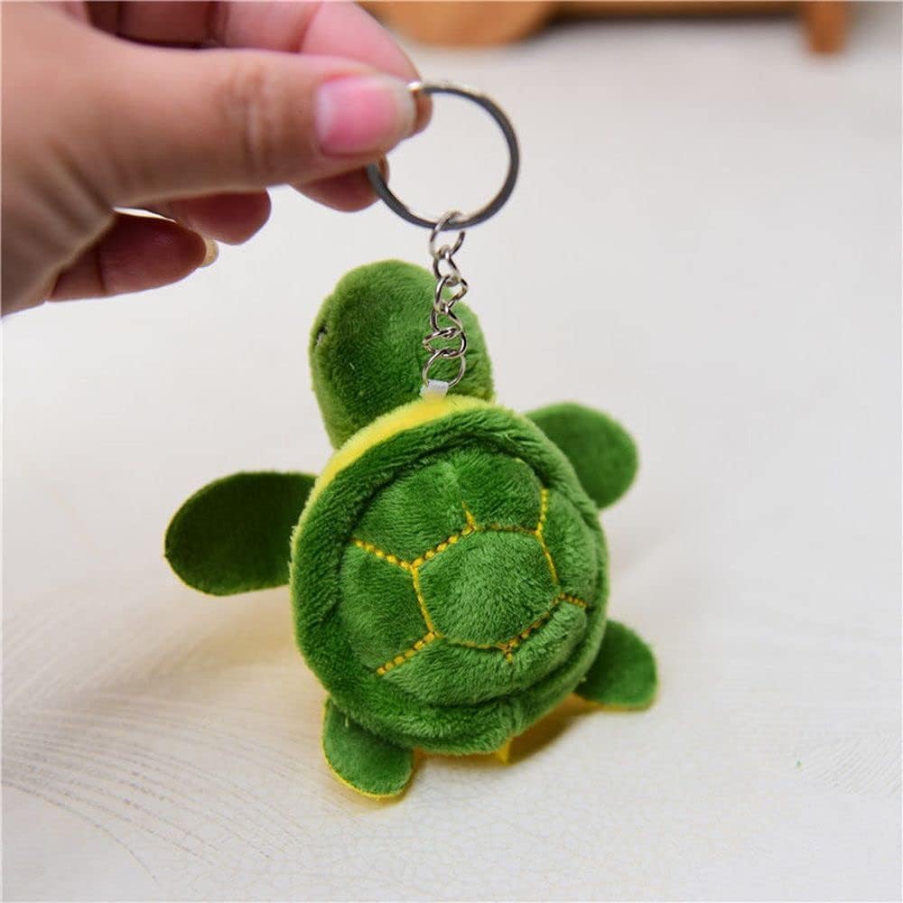 Turtle Stuffed Mini Sea Turtle Animal Plush Turtle Adorable Cute Stuffed Animal Party Decorations for Adults for Birthday Gift Bag Accessories Birthday Beach Ocean Supplies Car Keychain