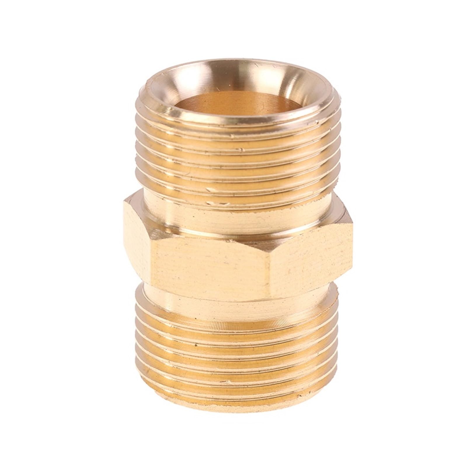 Bngdfdgh Men's M22-14 1Pcs Copper M22 14Mm And 15Mm Thread Fe Hose Coupler Adaptor High Pressure Washer Extension Connector Adapter(M22-14)