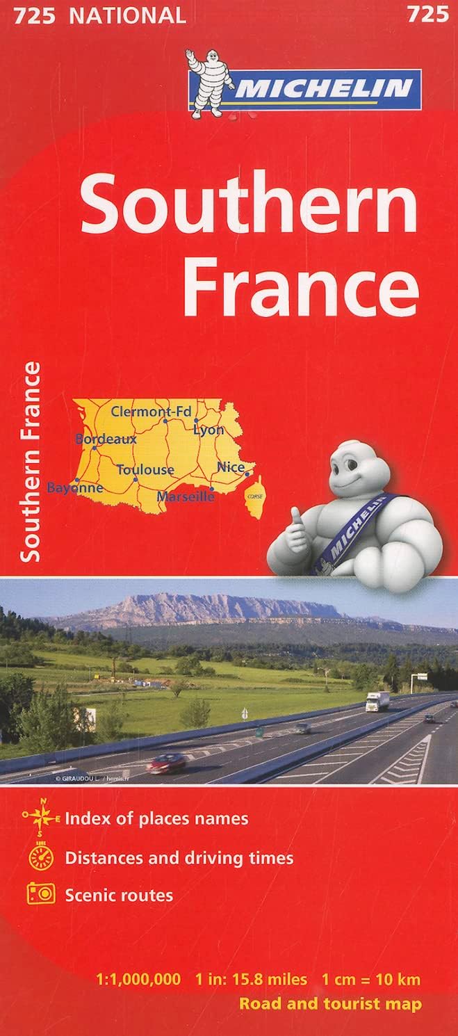 Southern France - Michelin National Map 725: 725 National