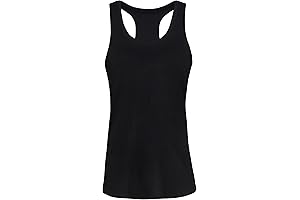 Women's Black Racerback Tank: Essential Style, Unmatched Comfort