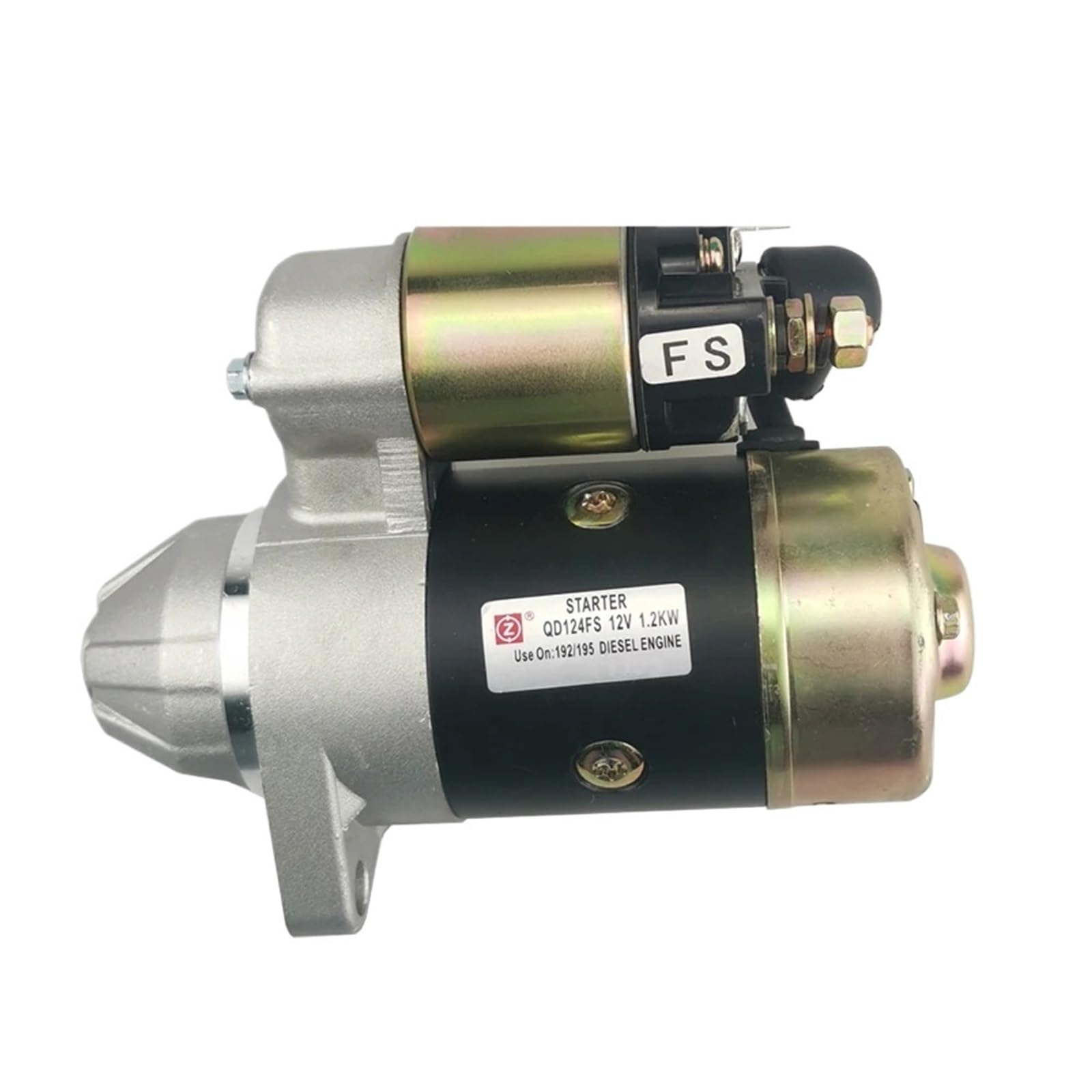 EKFBQBGW 12V 1.2KW QD124FS Diesel Generator Starter electronic starter Copper Made Engine electronic starter Fast Start Genset Parts