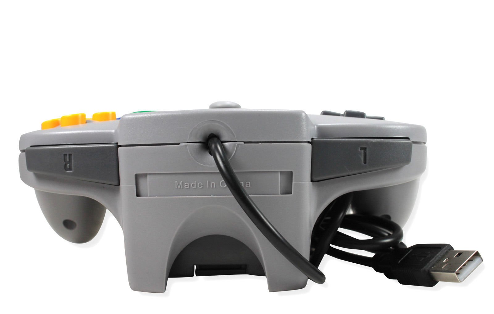 3rd Party Classic Retro N64 Bit USB Wired Controller for PC and MAC - Grey by 3rd Party