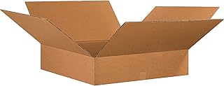 BOX USA 26x26x6 Flat Corrugated Boxes, Flat, 26L x 26W x 6H, Pack of 10