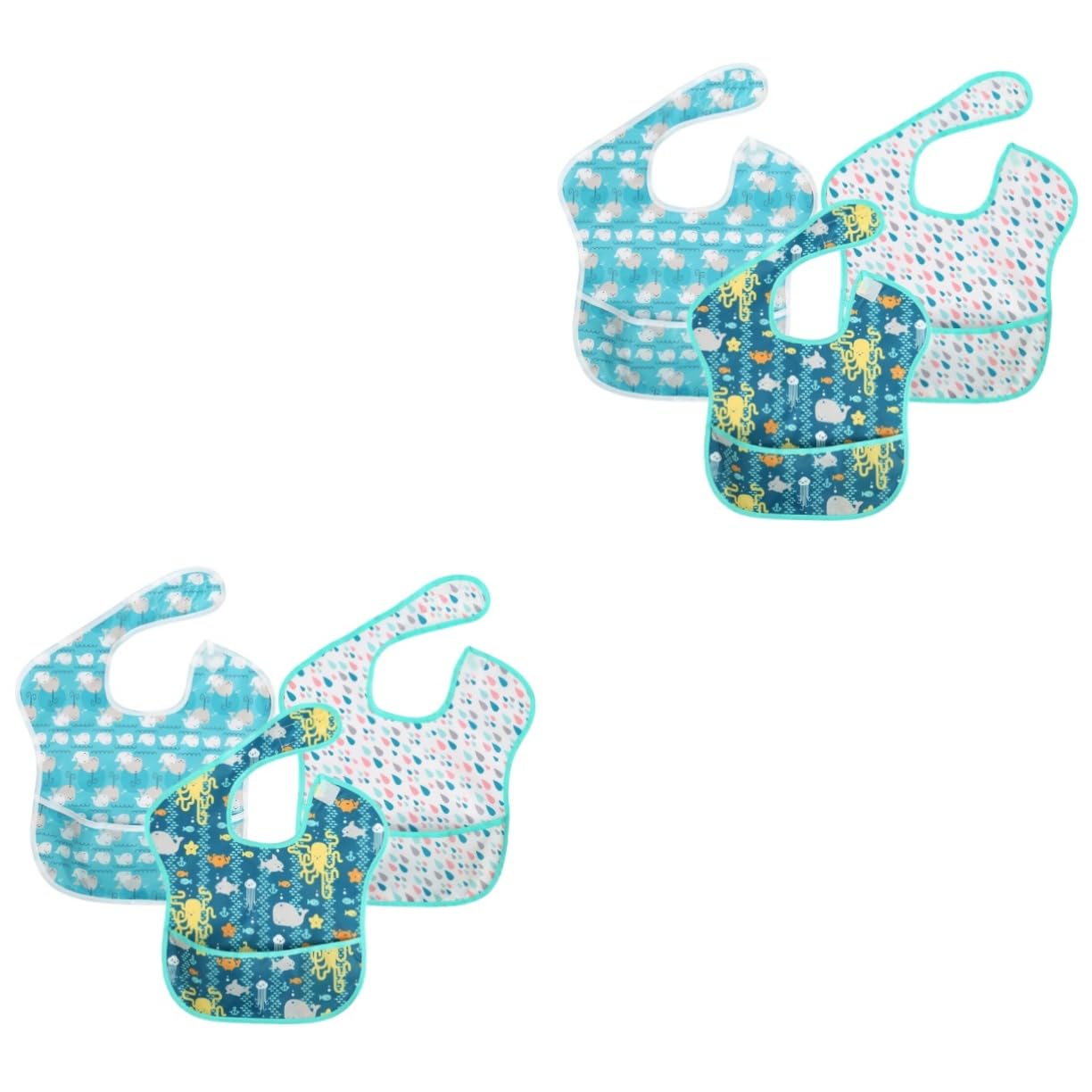 Toyvian 9 Pezzi Bavaglini Per Il Bambino Bavaglini Infantili Baby Shower Regalo Bavaglino Per Il Bambino Saliva Asciugamano Modello Di Cartone Animato Bavaglino Bavaglini Bavaglini