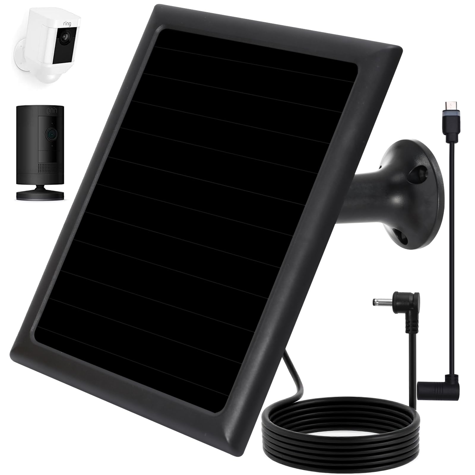 Amazon.com : Solar Panel Charger for Ring Camera, Compatible with