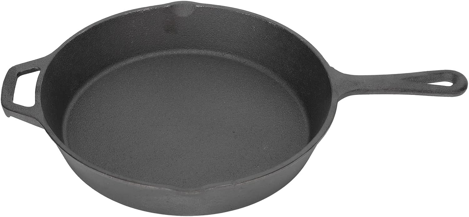 Cast Iron Skillet,PreSeasoned Cast Iron Skillet,Quick