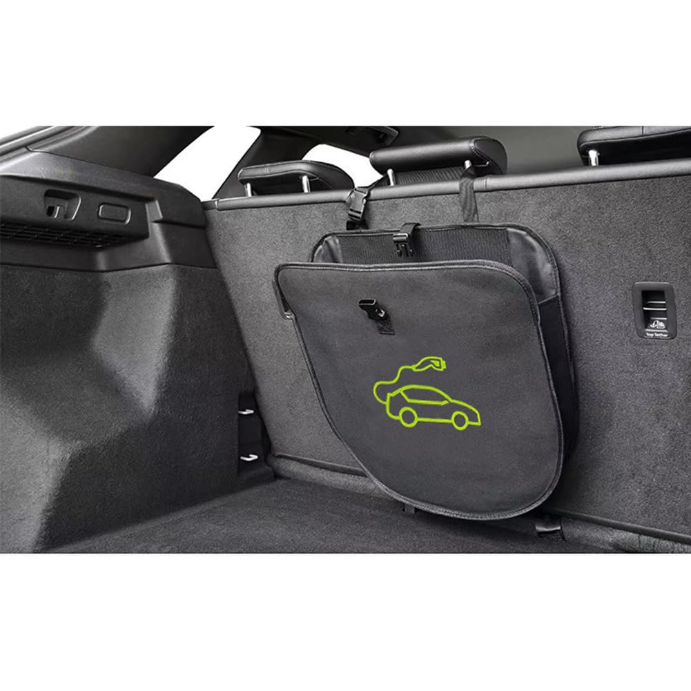 Étui de rangement pour chargeur de voiture électrique, sac de cordon de charge EV, tissu Oxford 600D imperméable, sac de rangement pour ligne de charge de véhicule d'énergie