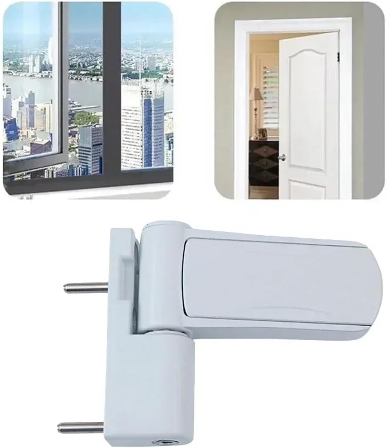 Aluminum Profile Adjustable Door Flag Hinge 3D Mute Buffer 1Pcs