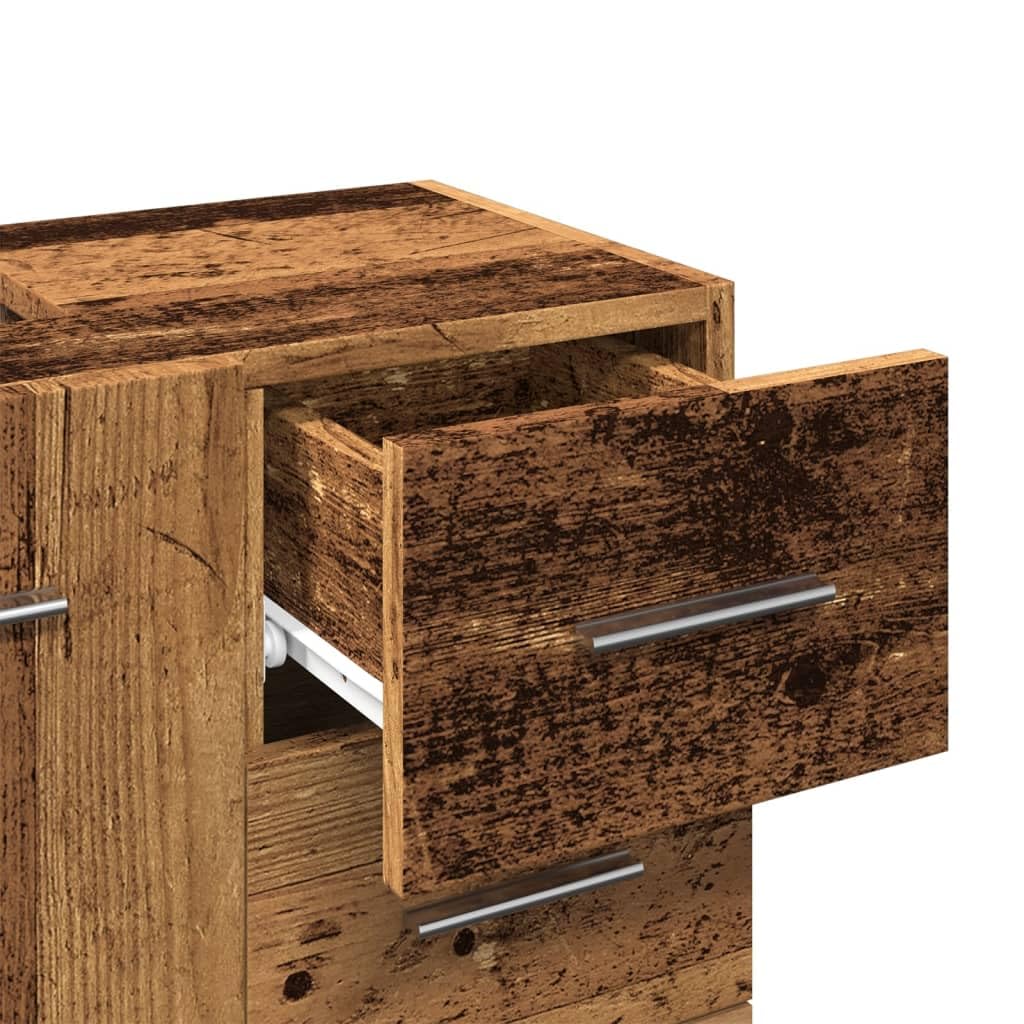 ShGaxin Szafka do umywalki inżynierii drewna w wieku 63x30x54 cm, szafka łazienkowa, szafka pod umywalkę, meble łazienkowe, meble umywalkowe - 858323