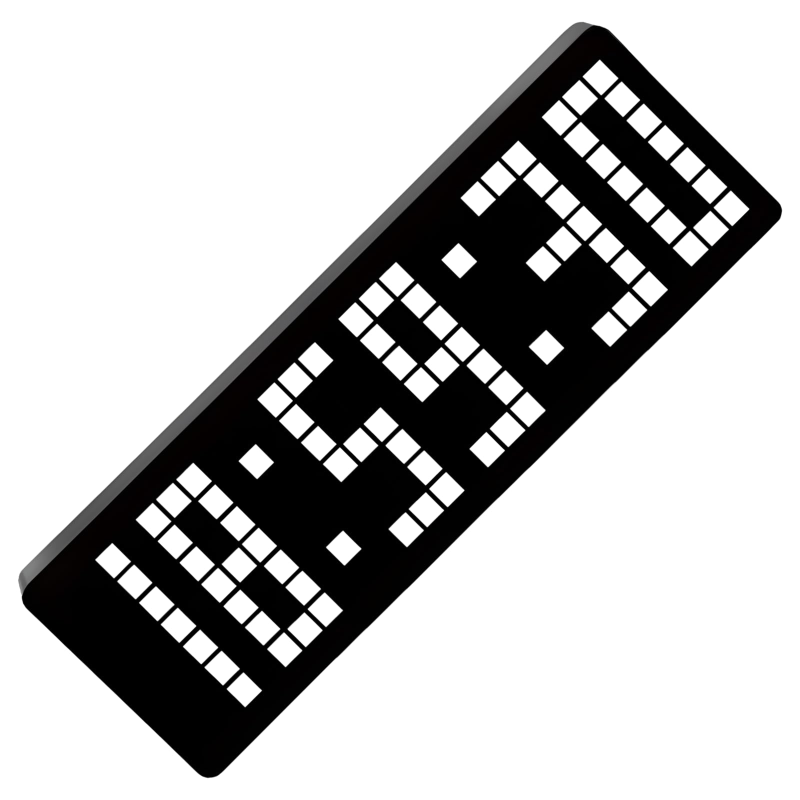 Reloj digital retro, temporizador de píxeles LED de 32 cm, cuenta regresiva programable, memoria, control remoto, 2 niveles de brillo, mesa para sala de juegos, gimnasio