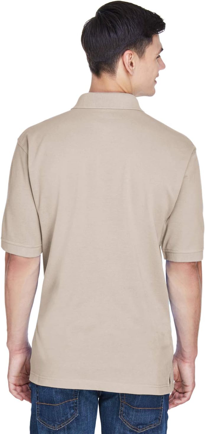 Harriton Men's 5.6 oz. Easy Blend™ Polo 6XL STONE - Image 2