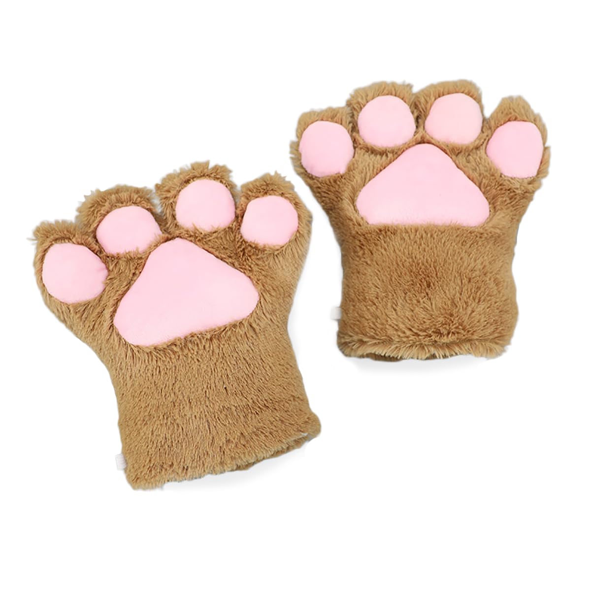 Amazon.co.jp: [GUFER] 手袋 猫の手 もふもふアニマル コスプレ
