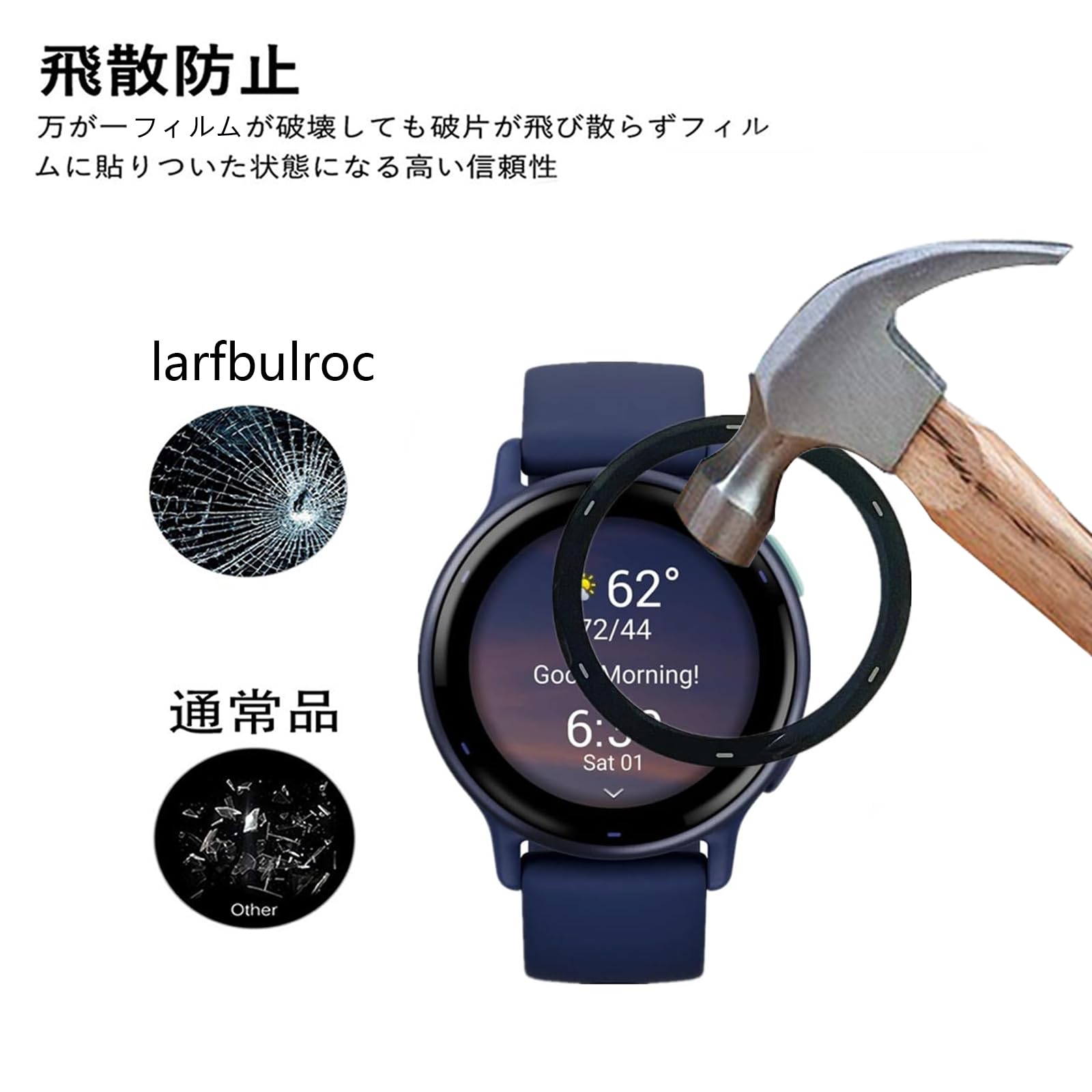 Amazon | 【2枚セット】For Garmin vivoactive 5 フィルム ガーミン 