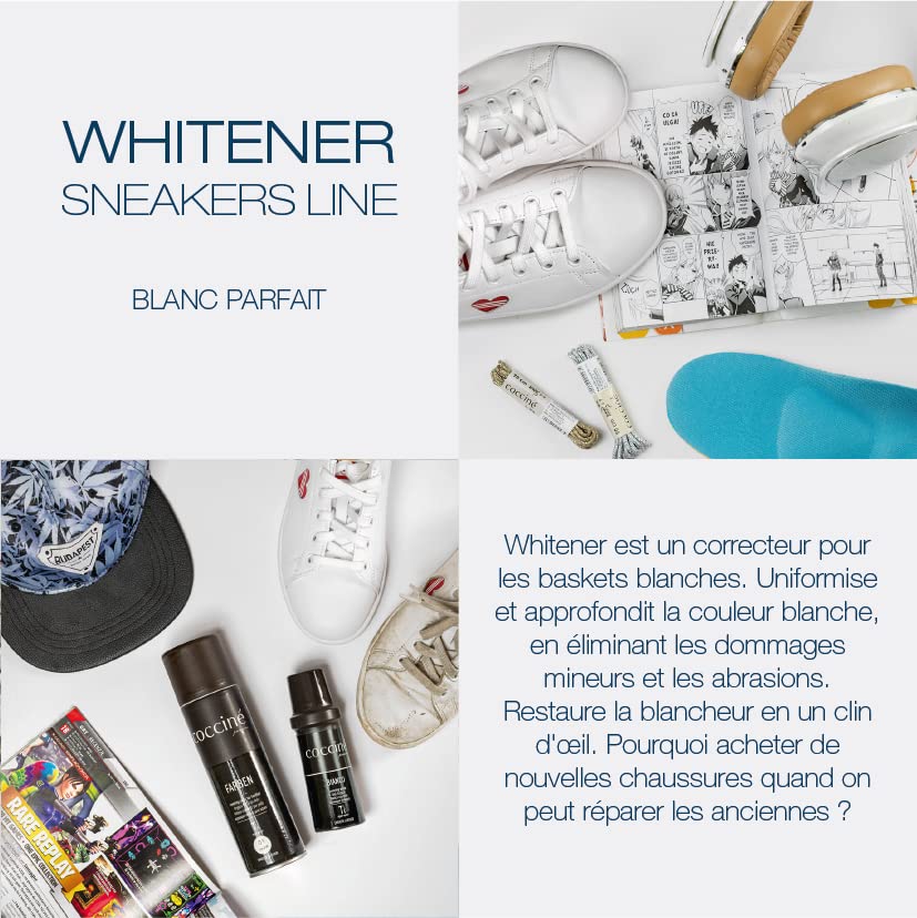 Cirage blanc Coccine pour rénover la peau des sneakers blanches usées - 2