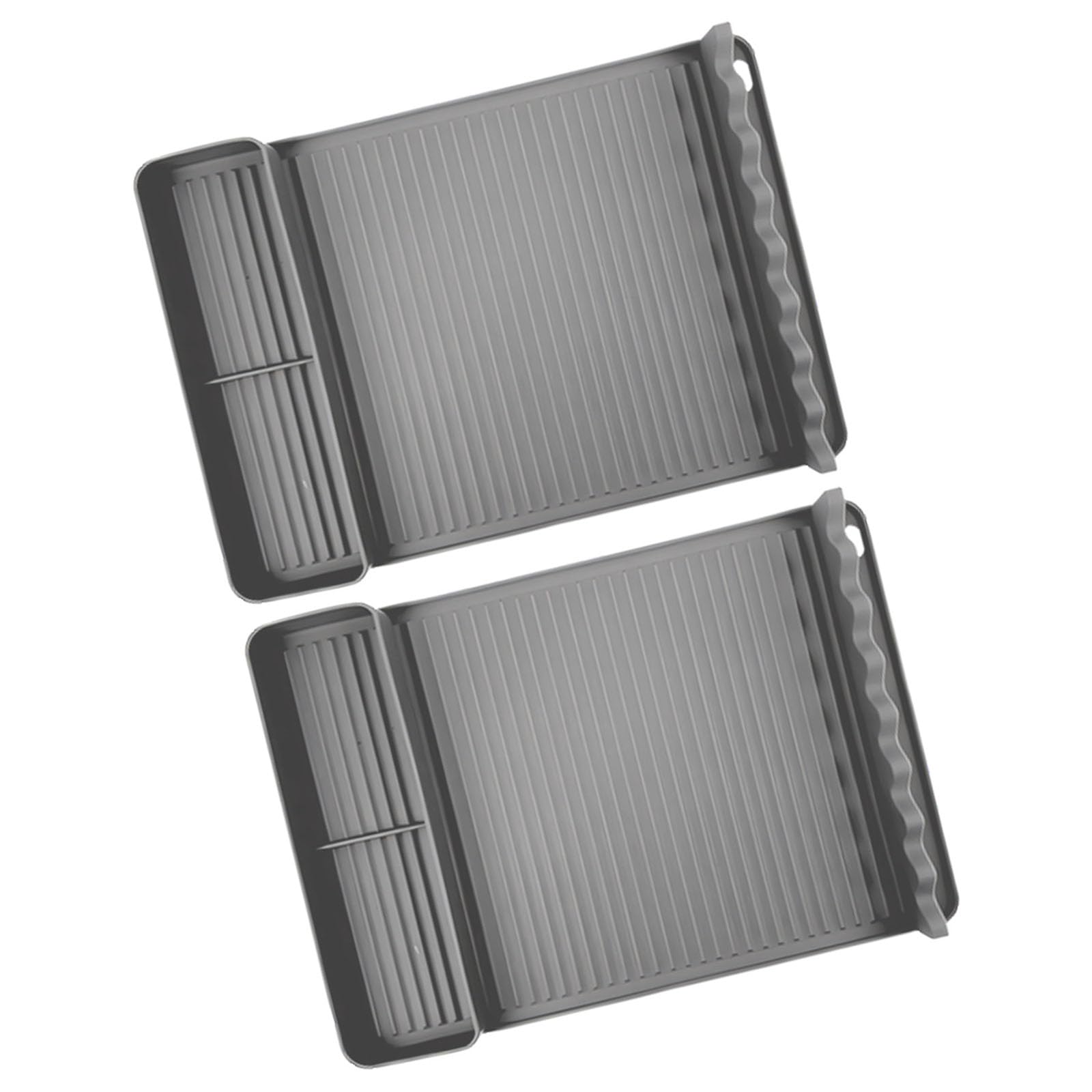 TFAOYS Food Safe Silicone Cooking Mat Featuring Raised Borders to Avoid Oil Spills and Mess Oil Draining Barbecue Mat