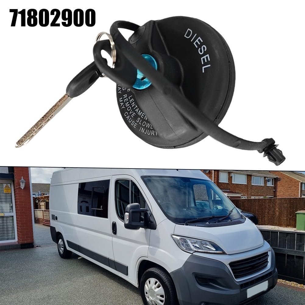 Bouchon De Carburant Compatible Fiat Ducato / Peugeot Boxer / Citroën Relay 2006-2024 – Boîtier 1362672080 / 1346036080
