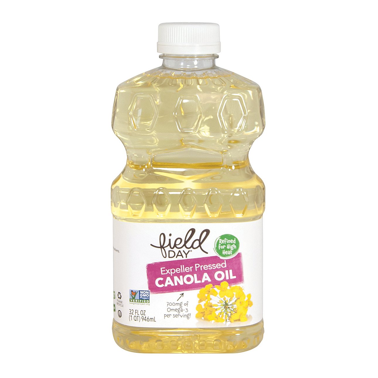 Field Day, Expeller Pressed Canola Oil, 32 Fl Oz Grocery