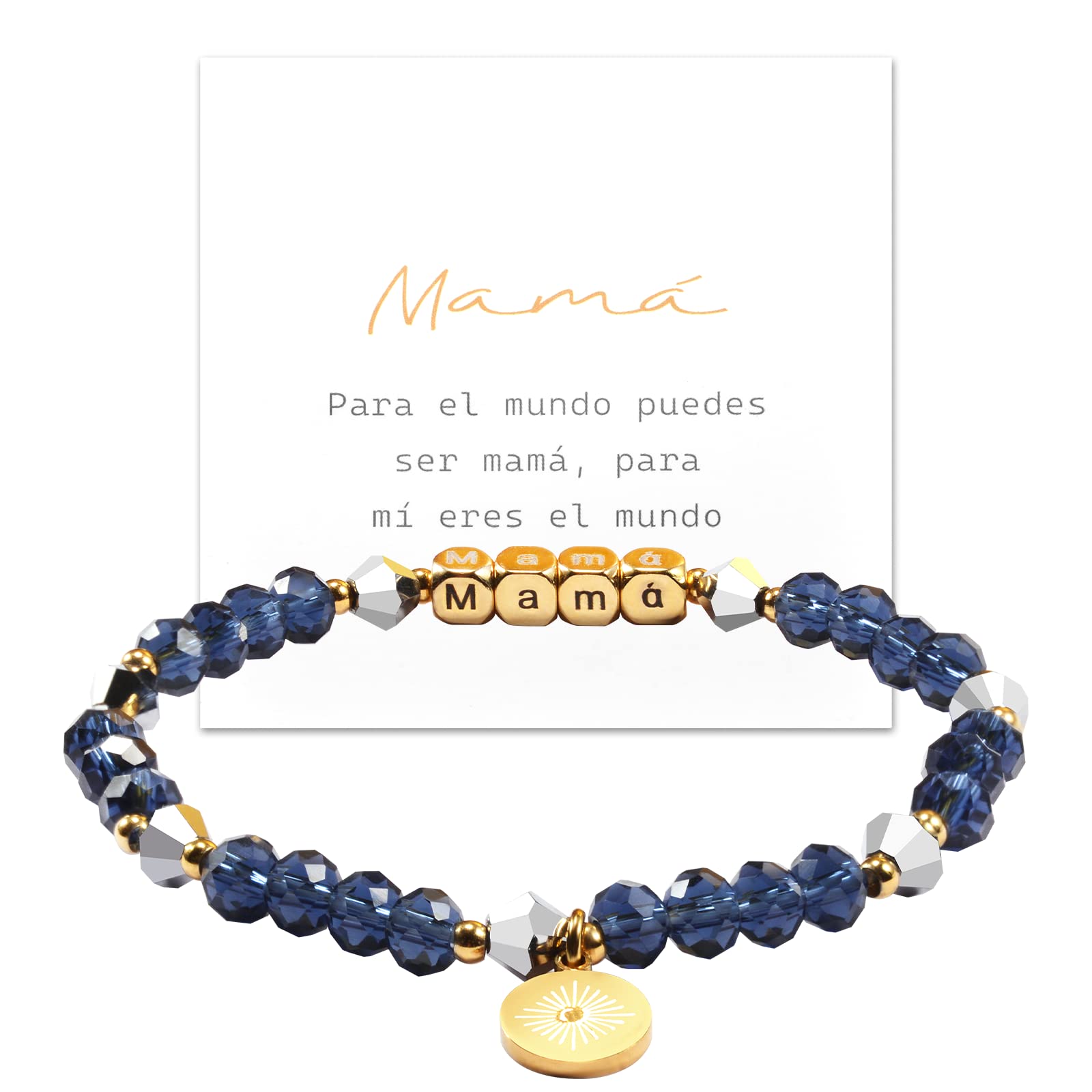 BOCHOI Bracciale Della Mamma - Modello BO-BC030P, Gioiello Sentimentale In Acciaio, Regalo Per La Festa Della Mamma - 3