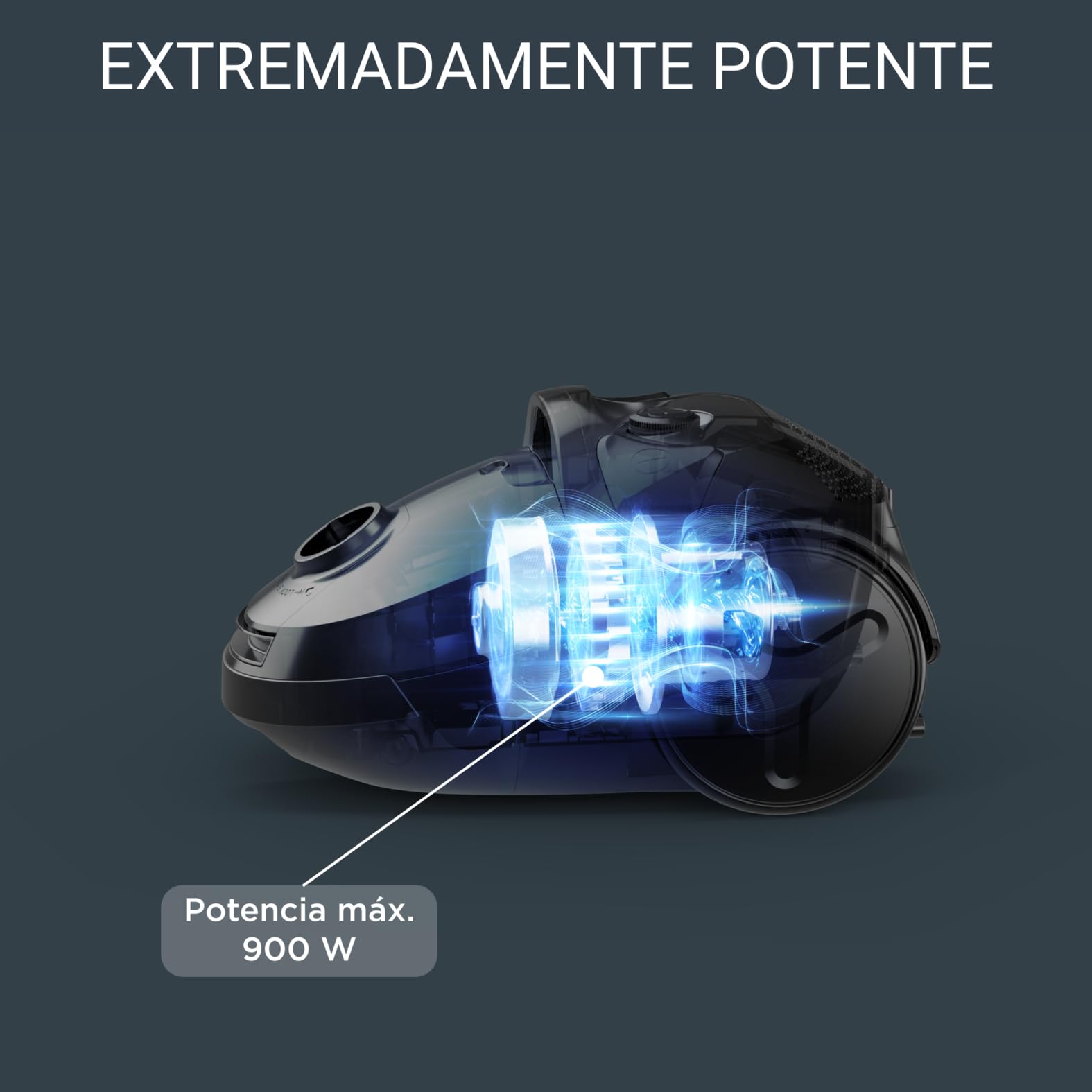 Rowenta Compact Power Morado RO3969EA - Aspirador trineo con bolsa de alta filtración y filtro permanente gran eficiencia, depósito de 3 L (Reacondicionado Certificado)