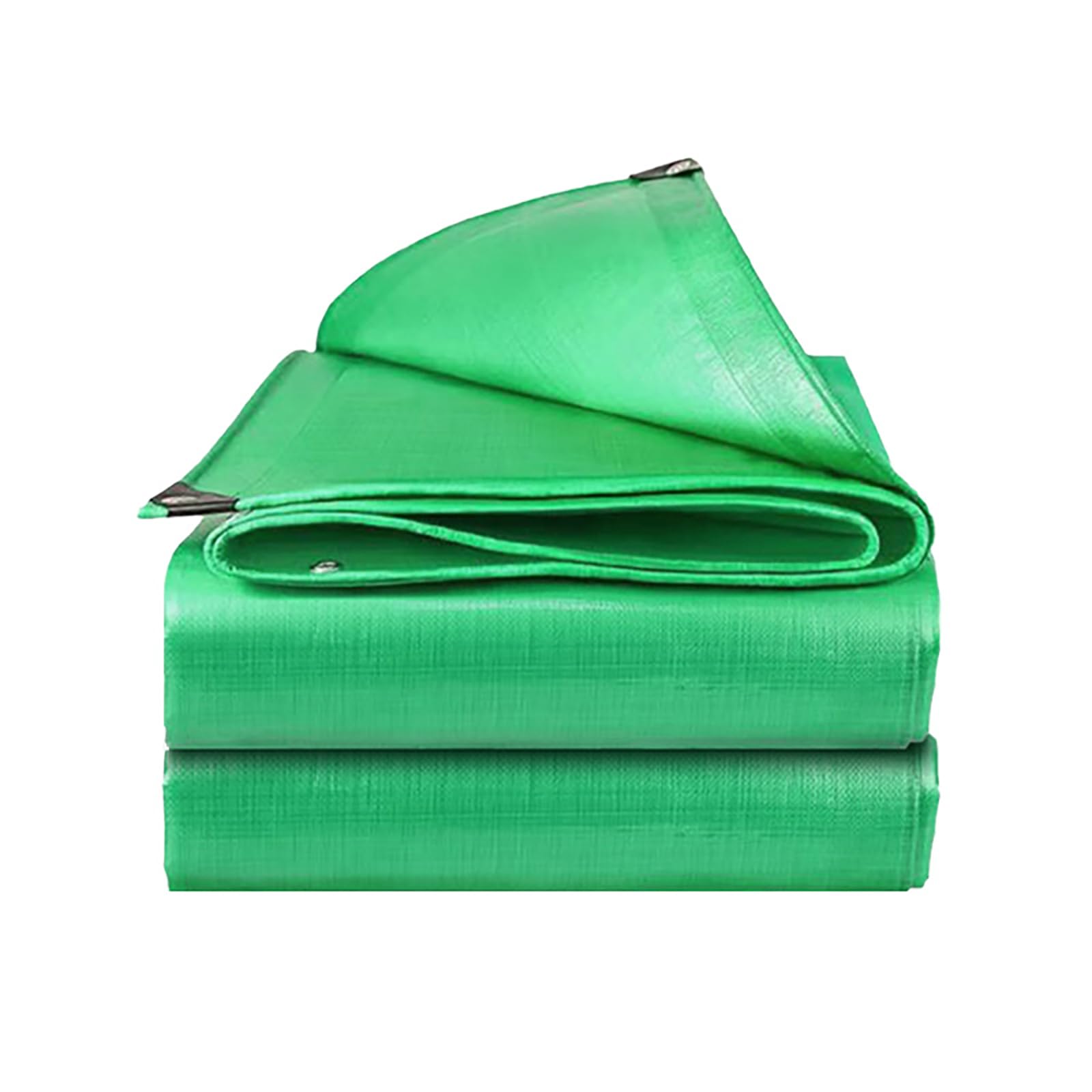 Waterproof Tarp 160 x 170 cm Weatherproof, UV Protection Plastic Tarp Easy to Wash - Pe Material for Camping Backpacking Hiking Shelter, Green