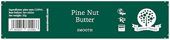 Nutural World - Smooth Pine Nut Butter (35g) - Combine any 4 to make your own gift set