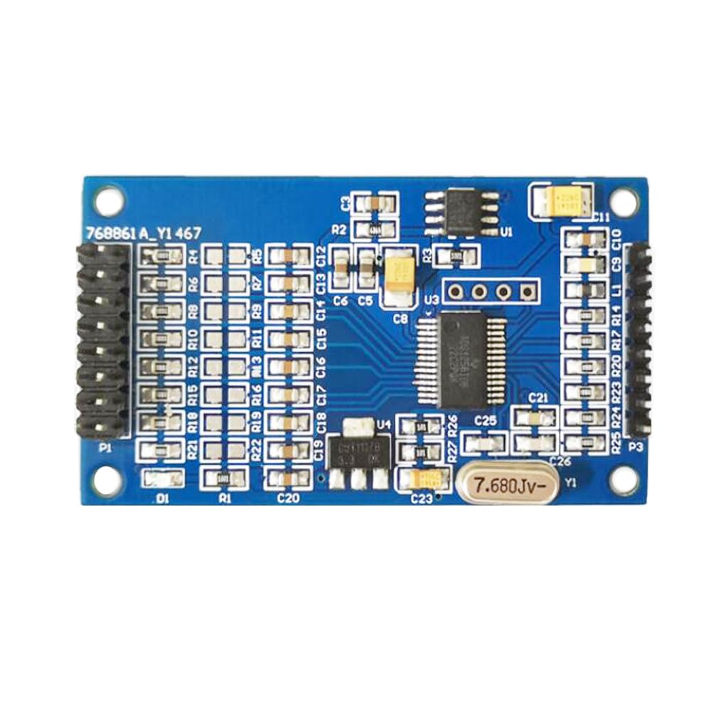 Sampling Board Module High Accuracy Data Acquisition Module ADS1256 Analog To Digital ...