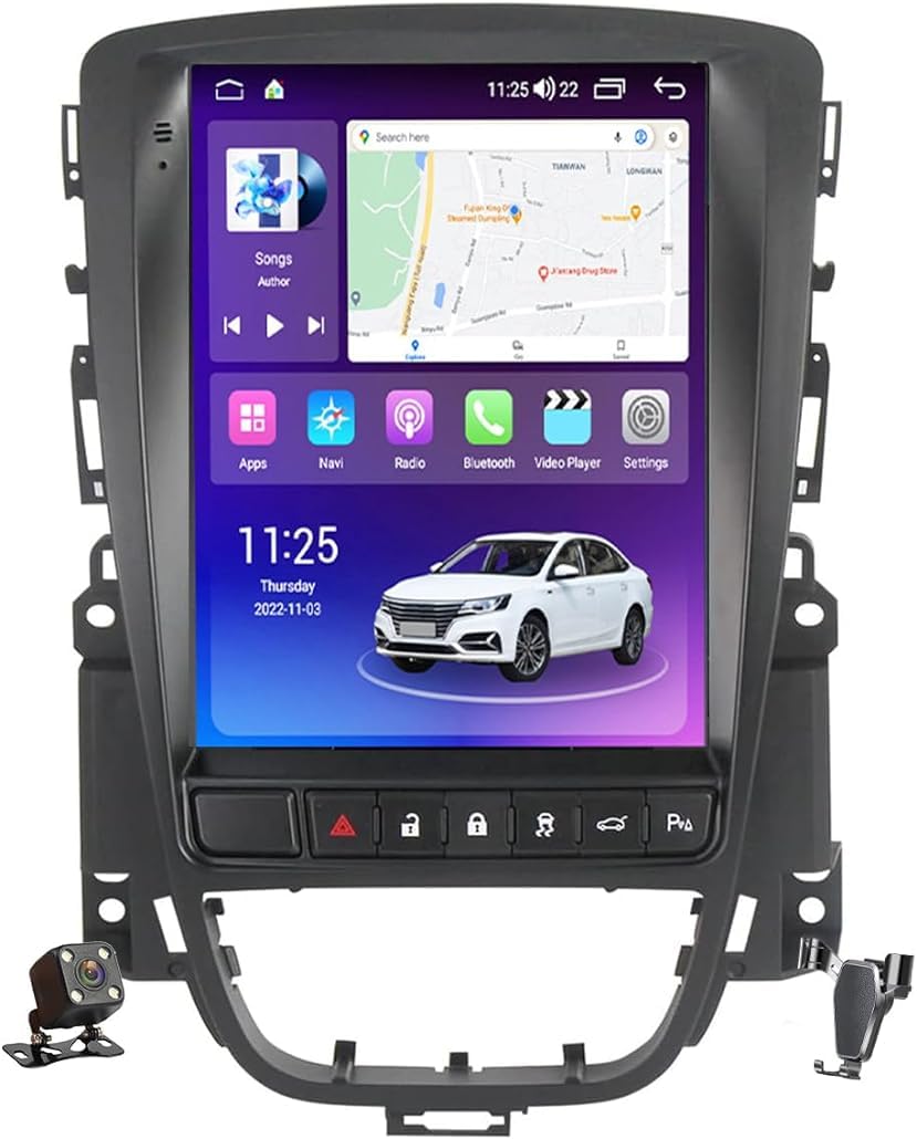 Autoradio 2 Din Android résout les problèmes de navigation sur Opel Astra J grâce au GPS CarPlay