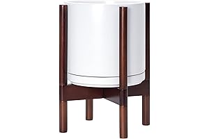 D'vine Dev Ceramic Planter with Stand: Amplify Your Home Decor with Modern Elegance