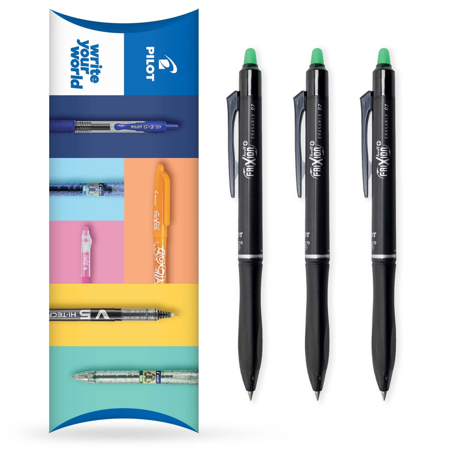 PILOT Frixion Ball Plus Erasable Rollerball Pen, 0.7mm Medium Tip