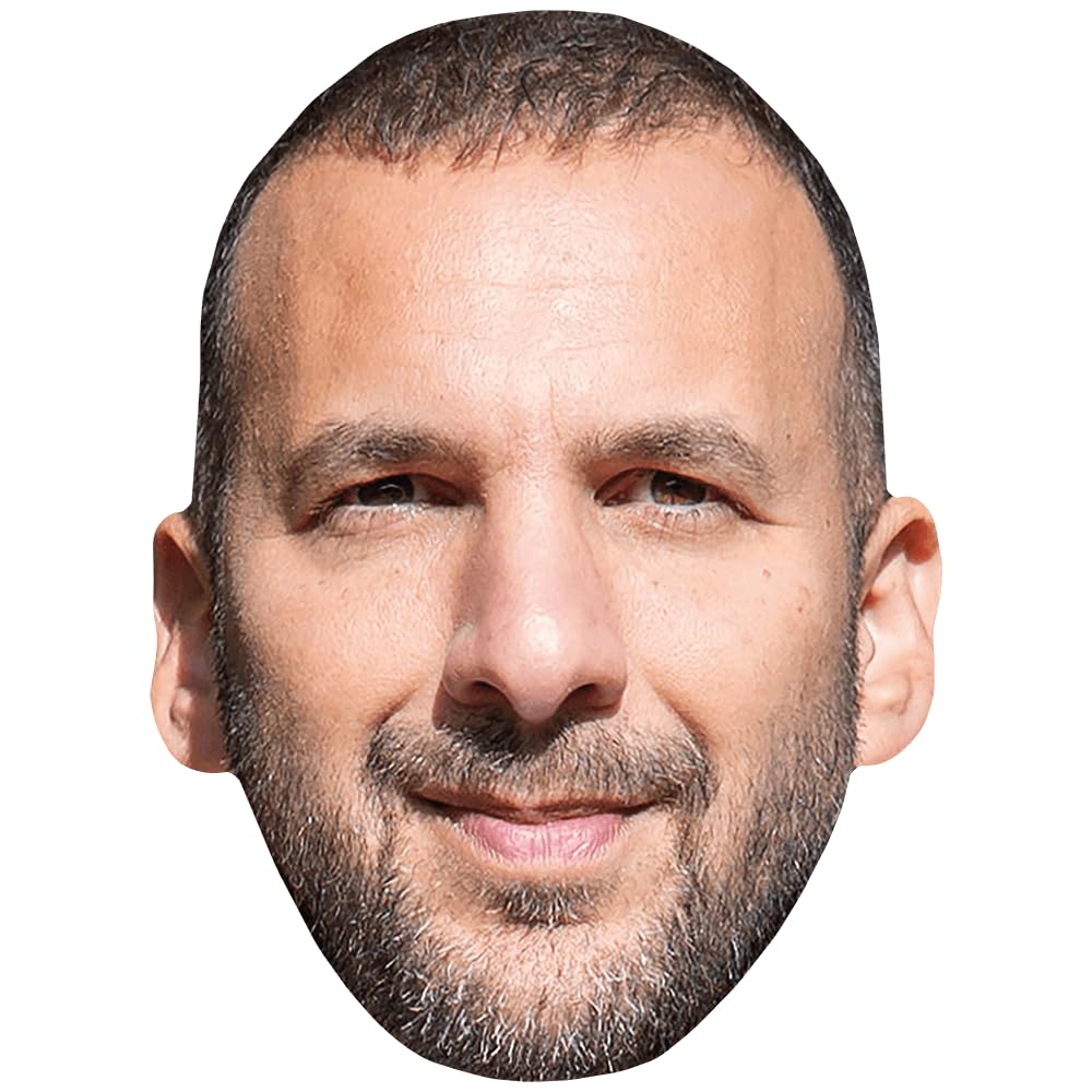 Zack Polanski (Beard) Celebrity Mask, Flat Card Face, Fancy Dress Mask