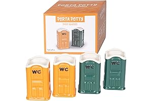 Porta Potty Shot Glasses: The Ultimate Bathroom Humor for Your Next Party