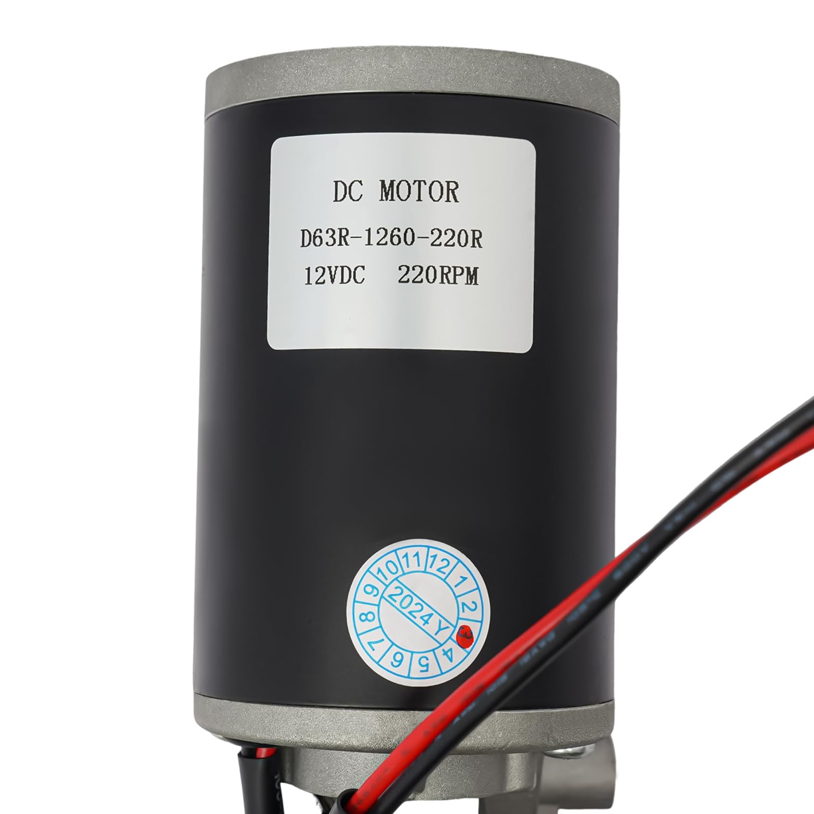 D63R-1260-220R - Fil électrique - Moteur CC - Moteur à engrenages CC - Moteur à engrenages électrique - 60 W-12 V - Pour emballage, impression, textile, teinture