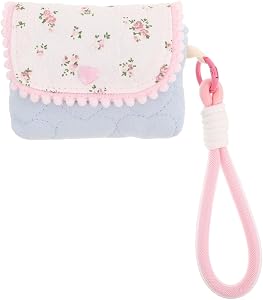 Homoyoyo Portable Camera Storage Bag Small Cotton Floral Case with Padding Protective Travel Organizer Pouch for Outdoor Photography