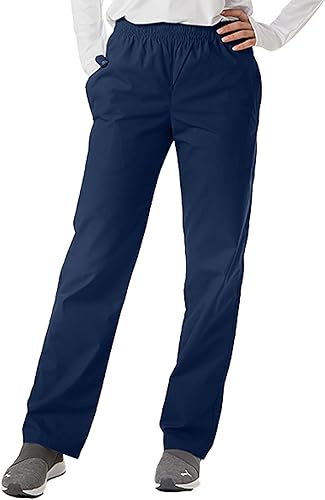 Pantalón médico unisex, ultra suave, clásico, cintura elástica, pantalón de profesionales médicos y pantalón cargo